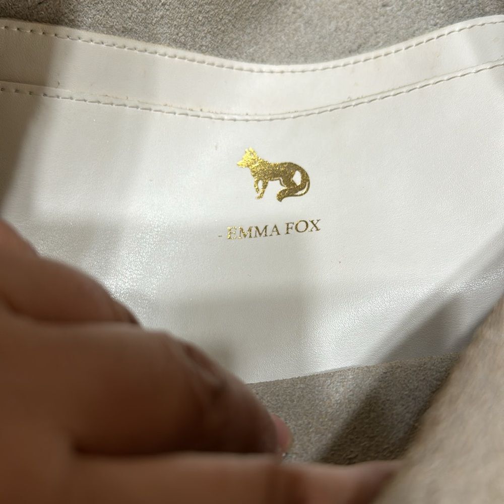 Vintage Emma Fox Wakefield Wing Tote‎ -White - Picture 3 of 3